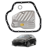Fitede front view of K313 kit showing filter and gasket, clear parts benefit