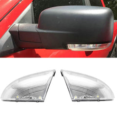 fitfoyo front mirror turn signal front view showing clean fit and improved safety
