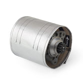 FLASLD front view of starter heat shield showing full coverage and protection benefit