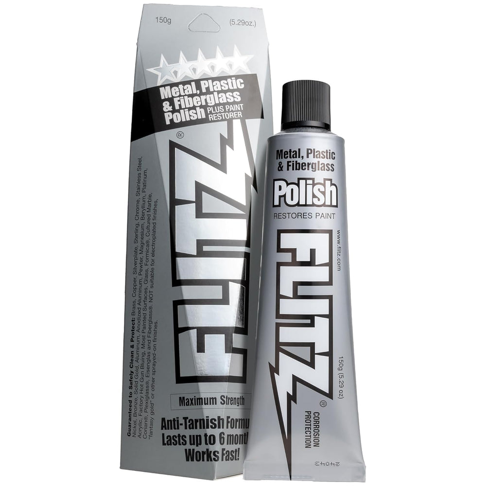 FLITZ front tube showing product and size, emphasizes easy handling