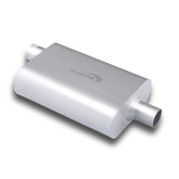 Floshine front view showing muffler profile and inlet/outlet for easy fitment