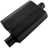 Flowmaster 40 Series front view showing muffler profile and aggressive styling benefit