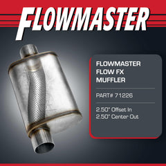 Flowmaster weld detail close-up showing MIG-welds that improve durability