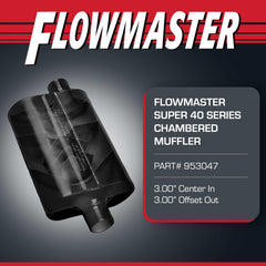 Flowmaster close-up weld detail displaying robust MIG welds for durability