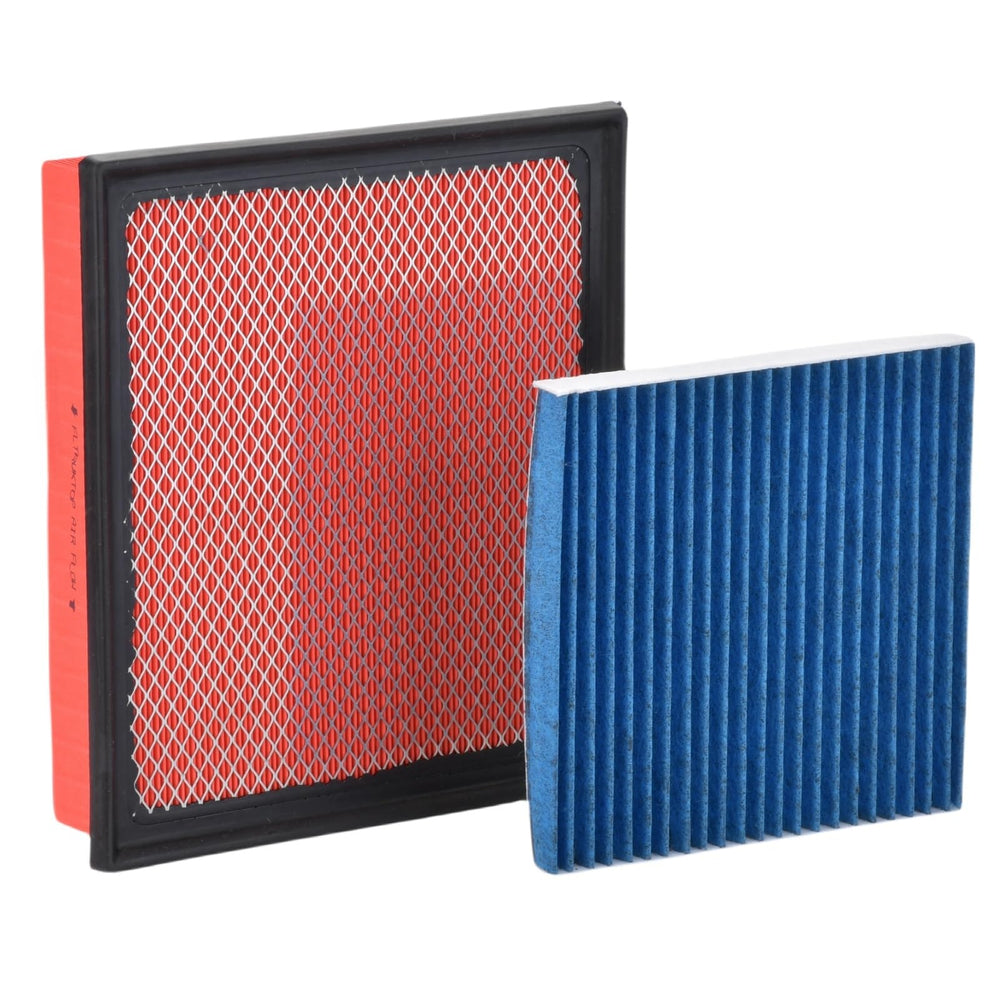 FLTRUCKTOP front packaging showing engine and cabin filter set, clear compatibility