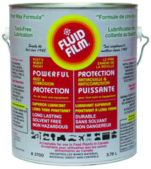 Fluid Film 1 gallon can front view showing label and capacity, durable protection