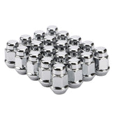 FLYCLE chrome bulge acorn front packaging showing full 20-piece set and shiny finish