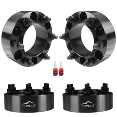 FLYCLE front view of spacer set showing fitment and clean finish