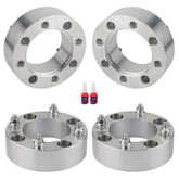 FLYCLE front view of four spacers showing complete kit and fitment benefit