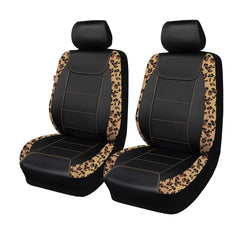 Flying Banner front packaging showing leopard design and fit benefits