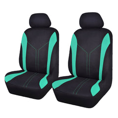 Flying Banner front seat covers full view showing renovated interior benefit