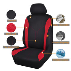 Flying Banner rear bench split zipper detail enabling flexible fold use