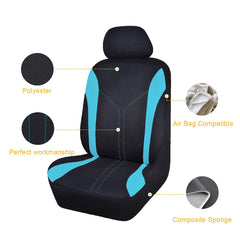 Flying Banner split rear bench with zipper access for folding seats