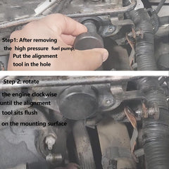 Foemint EN-48896 installed on a 2.4L engine demonstrating correct lobe verification