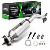 FOMIUZY front catalytic converter assembly showing fit and durability benefit