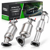 FOMIUZY front view of catalytic converter kit showing fit and durability
