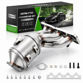 FOMIUZY front view catalytic converter kit showing fitment benefit