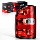 FOMIUZY left rear taillight front view showing exact OEM fit and finish