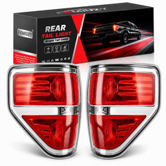 FOMIUZY front view of taillights showing fit and finish benefit