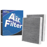 Forccord front packaging showing two replacement cabin filters and fitment benefit