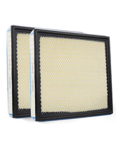 Forccord front packaging showing two filters and part numbers benefits quick identification