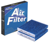 Forccord front packaging showing two filters and fitment; quick part identification benefit