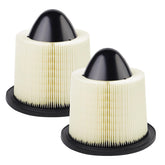 Forccord front view of 2-pack filters showing fit and protection