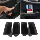 Generic front view of storage box showing clean fit and added organization
