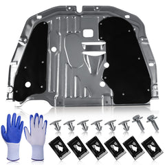 FOREBEN front-center underbody shield mounted showing full coverage benefit
