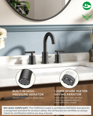 FORIOUS close-up of PVD oil rubbed bronze finish highlighting corrosion resistance and durability