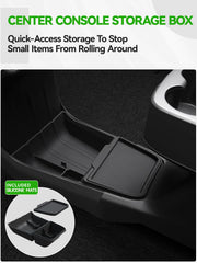 Foronetry hidden storage box open hides valuables and reduces cabin clutter