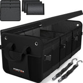 FORTEM front view showing organizer packed and organized for easy trunk access