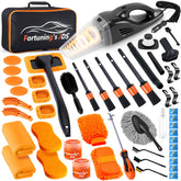 Fortuning's JDS full kit laid out showing every included tool for complete cleaning