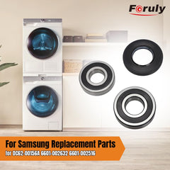 Foruly bearing close-up highlighting double rubber seal and precision finish