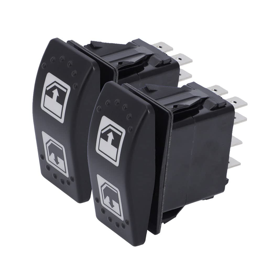 Foruly front view of switch pair showing clean replacement and reliable fit