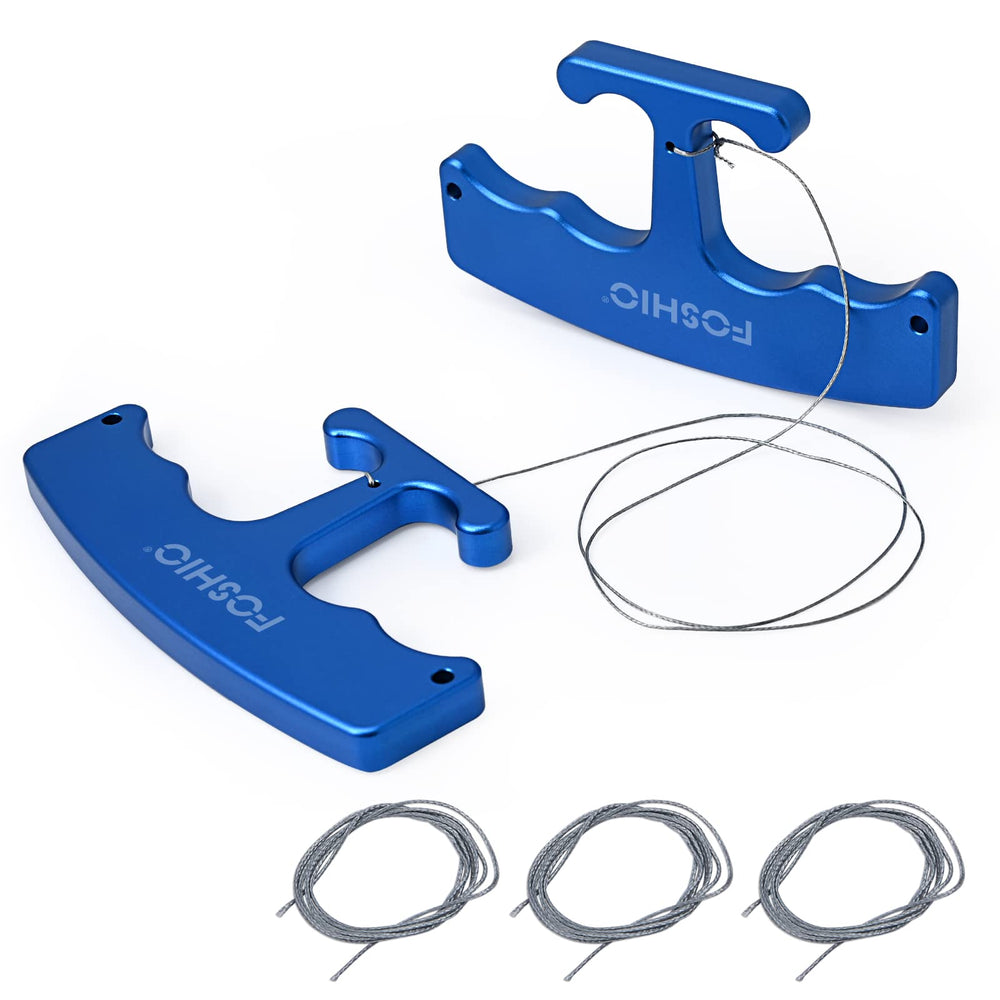 FOSHIO front view of PlateLine remover showing durable aluminum handles and cable, safer removal