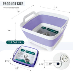 FOSJGO basin collapsed flat for easy storage saving kitchen space