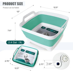 FOSJGO basin folded compact storage saves space and fits small cabinets