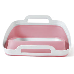 FOSJGO basin in use washing dishes offering portable sink solution
