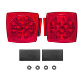 fouwick front view tail light showing full lens and mounting for improved visibility