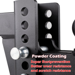 fouwick side profile highlighting quick adjustment pin for fast height changes