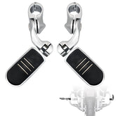 FOVPLUE front packaging showing both chrome highway footpegs and accessories, clear contents