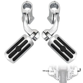 FOVPLUE front mounted on Road King showing secure fit and comfort
