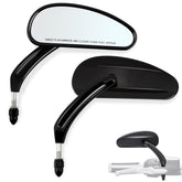 FOVPLUE front view teardrop mirror, sleek style enhances appearance