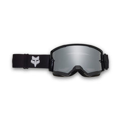 Fox Racing front view showing wide viewport and clear vision benefit