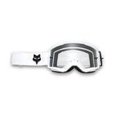 Fox Racing main goggle front view showing wide viewport and clear vision benefit