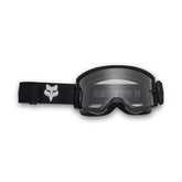Fox Racing main goggle front view showing wide viewport and clear vision benefit