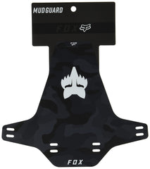 Fox Racing mud guard front view showing coverage and less spray