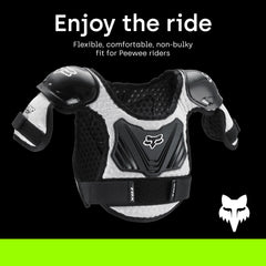 Fox Racing Peewee Titan adjustable strap detail for quick secure fit