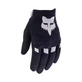 Fox Racing Youth Dirtpaw gloves front view showing TPR knuckle protection and fit